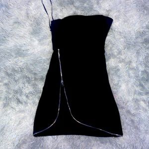 Black Zip Dress